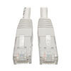 Cat6 Gigabit Molded (UTP) Ethernet Cable (RJ45 M/M), White, 1 ft. (0.31 m) N200-001-WH