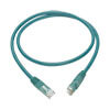 3 ft. green cable designed for high-speed 10/100/1000 Mbps Ethernet network applications.