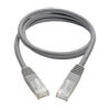 3 ft. gray cable connects high-speed network components in your Cat5/5e/6 application at speeds up to 550 MHz/1 Gbps.