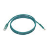 5 ft. green cable designed for high-speed 10/100/1000 Mbps Ethernet network applications.