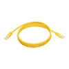5 ft. yellow cable designed for high-speed 10/100/1000 Mbps Ethernet network applications.