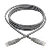6 ft. gray cable connects high-speed network components in your Cat5/5e/6 application at speeds up to 550 MHz/1 Gbps.