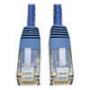 Cat6 Gigabit Molded (UTP) Ethernet Cable (RJ45 M/M), PoE, Blue, 10 ft. (3.05 m) N200-010-BL