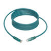 10 ft. green cable designed for high-speed 10/100/1000 Mbps Ethernet network applications.