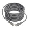 15 ft. gray cable connects high-speed network components in your Cat5/5e/6 application at speeds up to 550 MHz/1 Gbps.