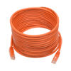20 ft. orange cable connects high-speed network components in your Cat5/5e/6 application at speeds up to 550 MHz/1 Gbps.