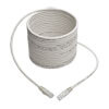 25 ft. white cable designed for high-speed 10/100/1000 Mbps Ethernet network applications.