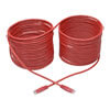 50 ft. red cable connects high-speed network components in your Cat5/5e/6 application at speeds up to 550 MHz/1 Gbps.