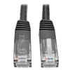 Cat6 Gigabit Molded (UTP) Ethernet Cable (RJ45 M/M), Black, 100 ft. (30.5 m) N200-100-BK