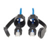Industrial Cat6 UTP Ethernet Cable (RJ45 M/M), 100W PoE, CMR-LP, IP68, Blue, 16 ft. (4.88 m) N200P-016BL-IND