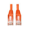 Cat6 Gigabit Snagless Molded (UTP) Ethernet Cable (RJ45 M/M), PoE, Orange, 3 ft. (0.91 m) N201-003-OR