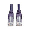 Cat6 Gigabit Snagless Molded (UTP) Ethernet Cable (RJ45 M/M), Purple, 3 ft. (0.91 m) N201-003-PU