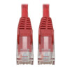 Cat6 Gigabit Snagless Molded (UTP) Ethernet Cable (RJ45 M/M), Red, 4 ft. (1.22 m) N201-004-RD