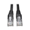 Cat6 Gigabit Snagless Molded (UTP) Ethernet Cable (RJ45 M/M), Black, 8 ft. (2.43 m) N201-008-BK