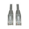Cat6 Gigabit Snagless Molded (UTP) Ethernet Cable (RJ45 M/M), Gray, 10 ft. (3.05 m) N201-010-GY
