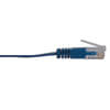 Cat6 Gigabit Snagless Molded Flat (UTP) Ethernet Cable (RJ45 M/M), PoE, Blue, 25 ft. (7.62 m) N201-025-BL-FL