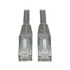 Cat6 Gigabit Snagless Molded (UTP) Ethernet Cable (RJ45 M/M), PoE, Gray, 35 ft. (10.67 m) N201-035-GY