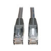 Cat6 Gigabit Snagless Molded Plenum-Rated (UTP) Ethernet Cable, (RJ45 M/M), Gray, 50 ft. (15.24 m) N201-050-GY-P