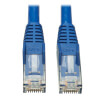 Cat6 Gigabit Snagless Molded UTP Ethernet Cable (RJ45 M/M), PoE, CMR-LP, Blue, 3 ft. (0.91 m) N201P-003-BL