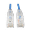 Cat6 Gigabit Snagless Slim UTP Ethernet Cable (RJ45 M/M), Blue, 10 ft. (3.05 m) N201-S10-BL