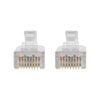 High-quality 28 AWG 4-pair stranded copper wire minimizes near-end crosstalk to ensure a strong signal.<br>