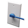 Right-Angle Cat6 Gigabit Molded UTP Ethernet Cable (RJ45 Right-Angle M to RJ45 M), Blue, 10 ft. (3.05 m) N204-010-BL-RA