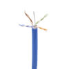 Cat6 Gigabit Solid Core UTP Bulk Ethernet Cable, CMP-LP 0.5A Plenum, 100W PoE/PoE++, Blue, 1000 ft. (304.8 m) N224-01K-BL-LP5