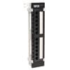 12-Port Cat6/Cat5 Wall-Mount Vertical 110 Patch Panel, TAA N250-012