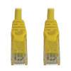 Cat6a 10G Snagless Molded UTP Ethernet Cable (RJ45 M/M), PoE, Yellow, 2 ft. (0.6 m) N261-002-YW