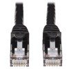 Cat6a 10G Snagless UTP Ethernet Cable (RJ45 M/M), Black, 3 ft. (0.91 m) N261-003-BK