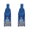 Cat6a 10G Snagless Molded UTP Ethernet Cable (RJ45 M/M), PoE, Blue, 5 ft. (1.5 m) N261-005-BL