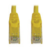 Cat6a 10G Snagless Molded UTP Ethernet Cable (RJ45 M/M), PoE, Yellow, 25 ft. (7.6 m) N261-025-YW