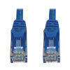 Cat6a 10G Snagless Molded UTP Ethernet Cable (RJ45 M/M), PoE, Blue, 100 ft. (30.5 m) N261-100-BL