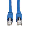 Cat6a 10G-Certified Snagless F/UTP Ethernet Cable (RJ45 M/M), PoE, CMR-LP, Blue, 6 ft. (1.83 m) N261P-006-BL