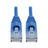 Cat6a 10G Snagless Molded Slim UTP Ethernet Cable (RJ45 M/M), Blue, 4 ft. (1.22 m) N261-S04-BL