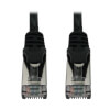 Cat6a 10G Snagless Shielded Slim STP Ethernet Cable (RJ45 M/M), PoE, Black, 6 ft. (1.8 m) N262-S06-BK
