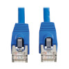 Cat8 40G Snagless SSTP Ethernet Cable (RJ45 M/M), PoE, Blue, 1 ft. (0.3 m) N272-F01-BL
