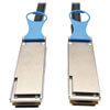 QSFP28 to QSFP28 100GbE Passive DAC Cable (M/M), QSFP-100G-CU2M Compatible, 2M (6.56 ft.) N282-02M-28-BK