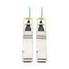 QSFP28 to QSFP28 Active Optical Cable - 100GbE, AOC, M/M, Aqua, 15 m (49.2 ft.) N28H-15M-AQ