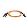 Duplex Multimode 62.5/125 Fiber Patch Cable (MTRJ/ST), 8M (26 ft.) N308-08M