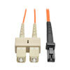 Duplex Multimode 62.5/125 Fiber Patch Cable (MTRJ/SC), 1M (3 ft.) N310-003