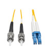 Duplex Singlemode 9/125 Fiber Patch Cable (LC/ST), 3M (10 ft.) N368-03M
