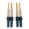 400G Duplex Singlemode 9/125 OS2 Switchable Fiber Optic Cable (LC/UPC M/M), LSZH, Yellow, 1 m (3.3 ft.) N370X-01M