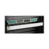 Up to 4 cassettes can be used with Tripp Lite's N484-01U High Density Fiber Enclosure Panel.