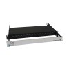 Spine-Leaf MPO Panel with Key-Up to Key-Up MTP/MPO Adapter - 12F MTP/MPO-PC M/M, 8F OM4 Multimode, 16 x 16 Ports, 1U N48LSM-16X16