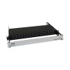 Spine-Leaf MPO Panel with Key-Up to Key-Up MTP/MPO Adapter - 12F MTP/MPO-PC M/M, 8F OM4 Multimode, 32 x 32 Ports, 1U N48LSM-32X32
