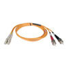 Duplex Multimode 50/125 Fiber Patch Cable (LC/ST), 3M (10 ft.) N518-03M