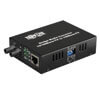Gigabit Multimode Fiber to Ethernet Media Converter, 10/100BaseT to 100BaseFX-ST, 2km, 1310nm N784-001-ST
