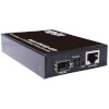 Hardened Gigabit Fiber to Ethernet Media Converter, 10/100/1000 Mbps, RJ45/SFP, -10° to 60°C N785-H01-SFP