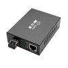 Gigabit Multimode Fiber to Ethernet Media Converter, 10/100/1000 LC, International Power Supply, 850 nm, 550M (1804.46 ft.) N785-INT-LC-MM